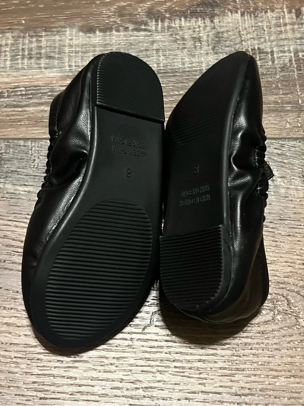 GAP Black Girls' Mary Jane Ballet Flats
